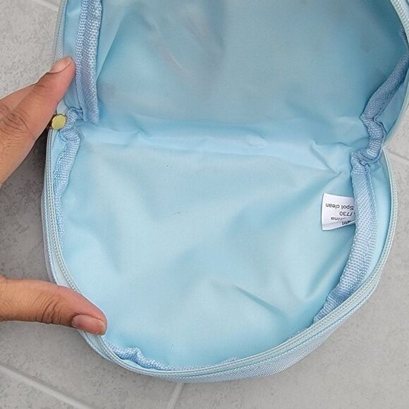 More Than Magic Multicolor Diamond Silicone Zipper Pencil Case Pouch 5 in X 9 in - Picture 3 of 8